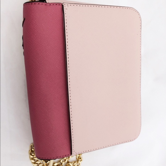 Gaby’sBagsM👜💕-NWT Michael Kors Shoulder Bag Pink - Picture 8 of 8